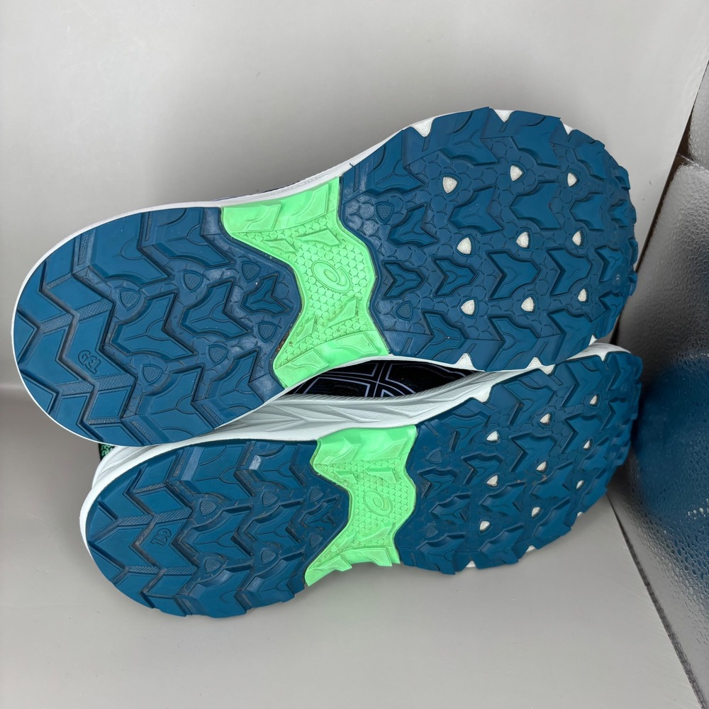 Asics Gel-Venture 9 Womens Trail Running Shoes Black Blue 1012B313 Size 9.5 - Picture 7 of 7